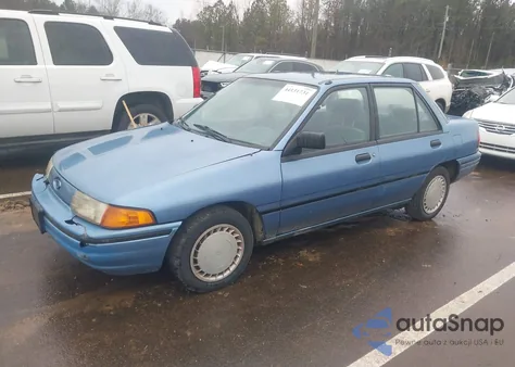 1992 Ford Escort Lx из США, поврежденный, VIN 3FAPP13J6NR129703